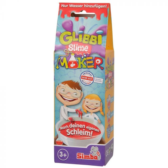Slime Simba Glibbi Slime Maker, 50 g, rosu, 3 ani+