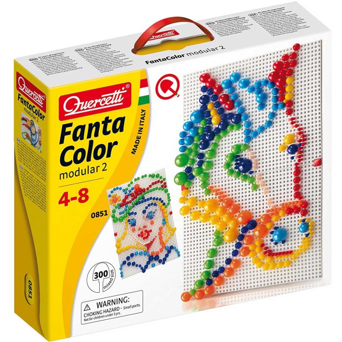 Joc creativ Fanta Color mozaic 300 piese Quercetti
