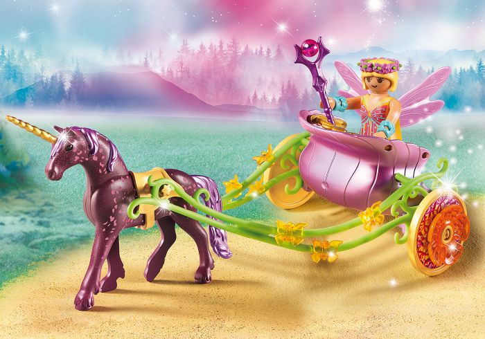 Trasura cu unicorn si zane, Playmobil, 4 ani+