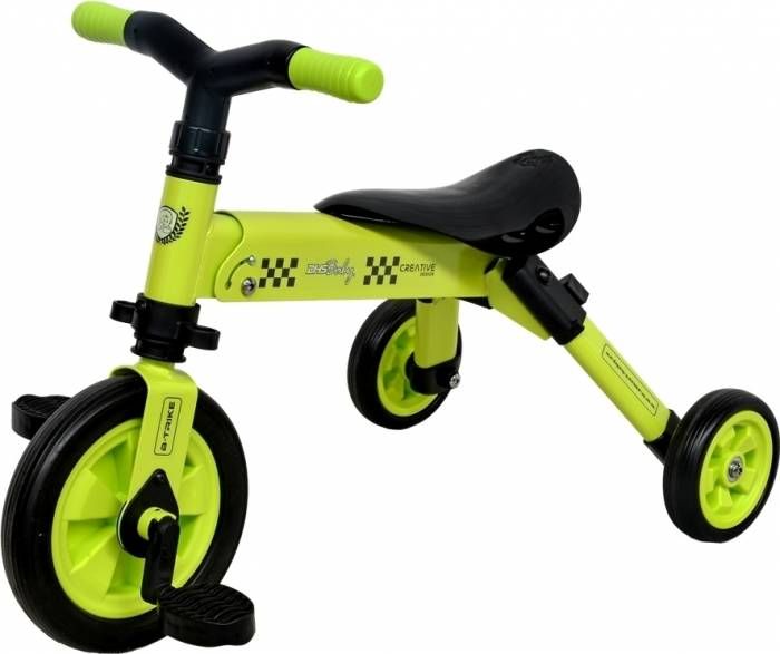 Tricicleta B-Trike DHS Baby, verde
