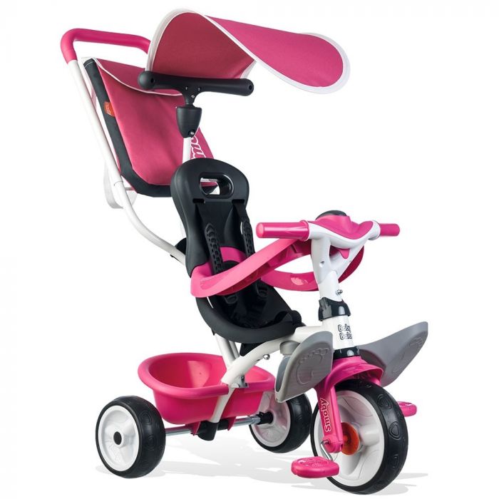 Tricicleta Baby Balade pink Smoby, 18 luni+, Roz