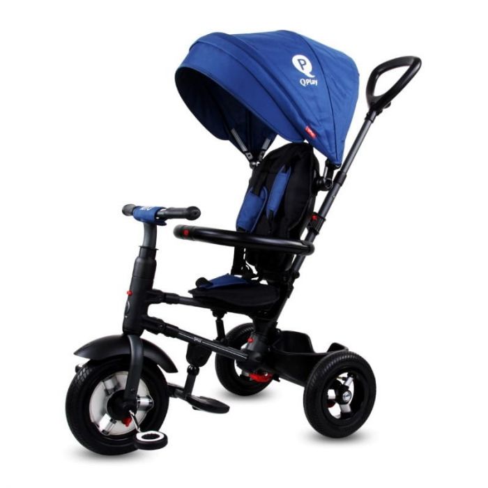 Tricicleta Sun Baby 014 Qplay Rito Blue, pliabila, 12 luni+, Albastru
