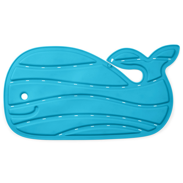 Covoras de baie antiderapant in forma de balena Moby Albastru SKIP HOP