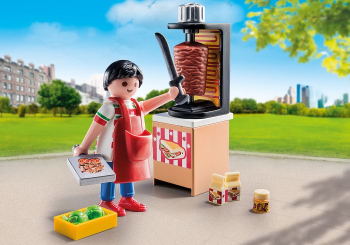Vanzator de kebab, Playmobil, 4 ani+