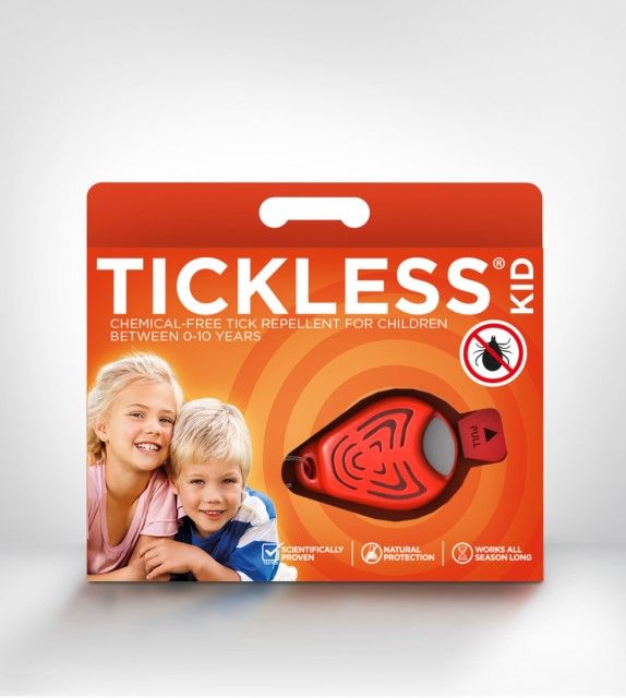 Dispozitiv ultrasonic anti capuse Tickless Kid, Portocaliu