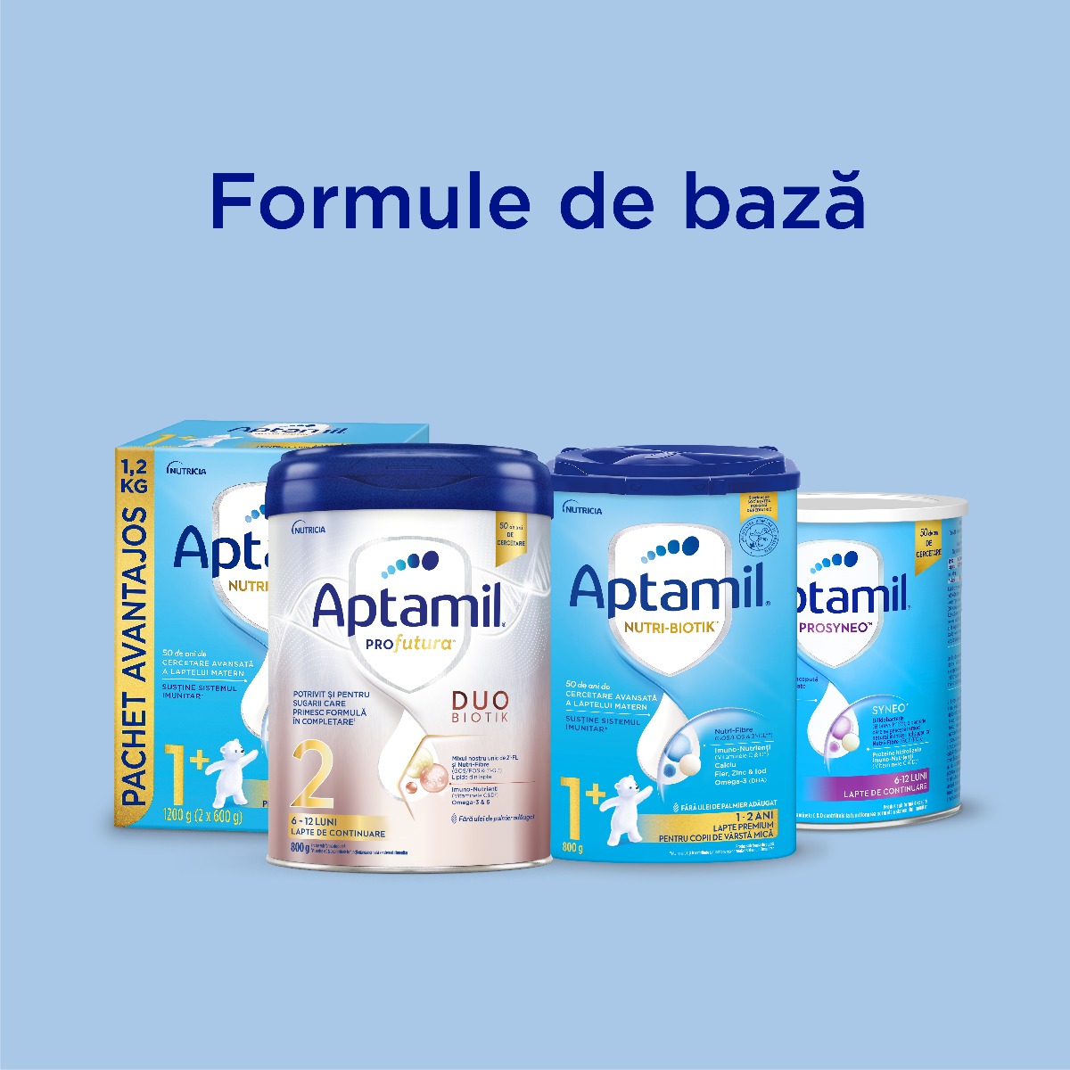 Aptamil - Formule de baza